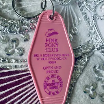 Motel Key Fob Pink Pony Club