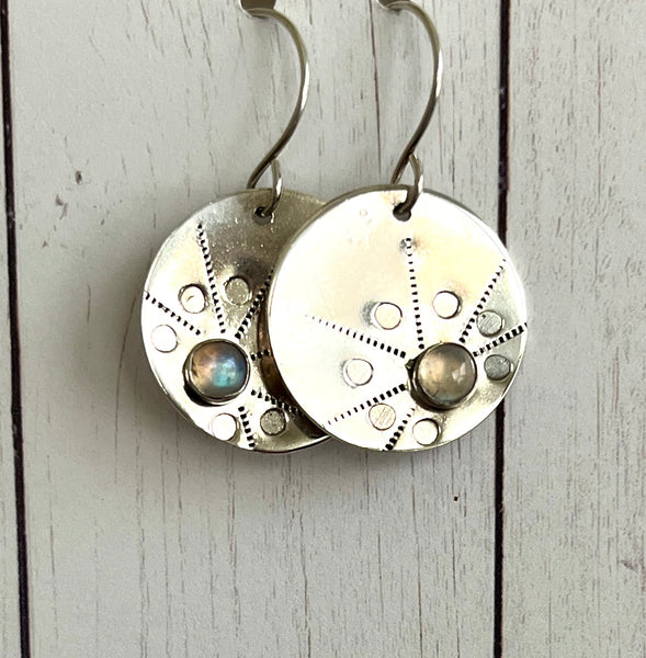 Moonstone Martini Earrings