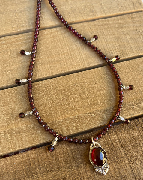 Winter Rose Necklace