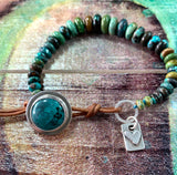 Love turquoise bracelet