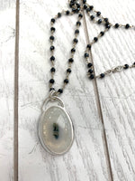 Stalactite in sterling necklace