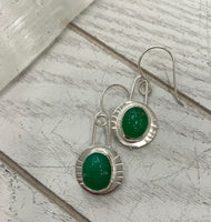 Green with envy earrings