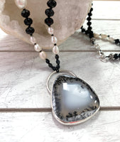 Dendritic Opal necklace