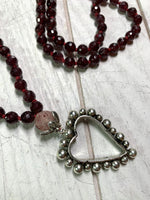 Heart beat necklace