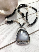 Dendritic Opal necklace